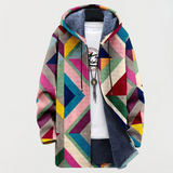 Sweatshirt mit geometrischem Muster
