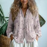 Sofia – Lässige Bluse mit natürlichem Muster