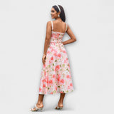 Nadežda - Rosa Top-Kleid mit Schlitzdetail
