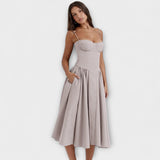 Rosalie - Elegantes ärmelloses Korsettkleid