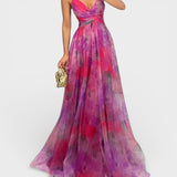 Jelena | Maxikleid mit floralem Muster