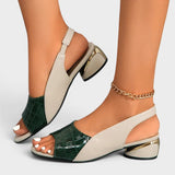 Clara | Sandalen mit niedrigem Absatz