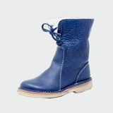 Wasserdichte Lederschuhe mit Wollfutter