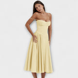 Rosalie - Elegantes ärmelloses Korsettkleid
