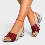 Clara | Sandalen mit niedrigem Absatz