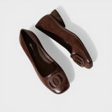 Ballerinas aus Leder Opium