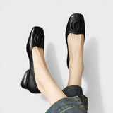 Ballerinas aus Leder Opium