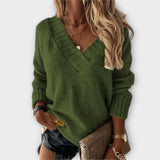 Jane - warmer Pullover mit V-Ausschnitt