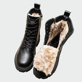 Winterstiefel aus Leder