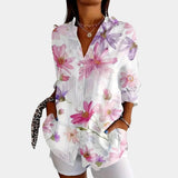 Nika – Sommerbluse mit lebhaftem Muster