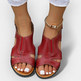 Stylische Ledersandalen