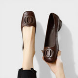 Ballerinas aus Leder Opium