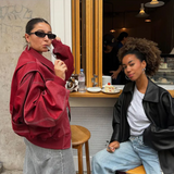 Clara | Damen Oversized-Bomberjacke