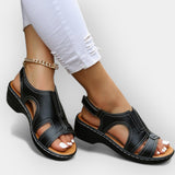 Stylische Ledersandalen