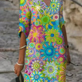 Beth™ - Buntes Blumenkleid