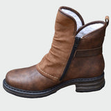 Winterstiefel aus Leder für täglichen Komfort