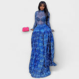 Mia - Maxikleid mit Netzdesign Lily