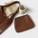 Isaure │ Elegante Ledertasche mit Schulterriemen