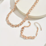 Aurora™ | Handgefertigtes Halsketten- und Armband-Set