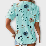 Emily - Trendige Bluse mit V-Ausschnitt