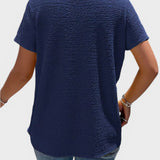 Ana | T-Shirt mit Peter-Pan-Kragen