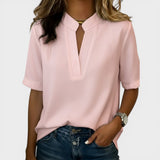 Lea | Leichte Bluse mit V-Ausschnitt