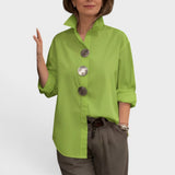 Élodie™ | Schicke Bluse mit Stehkragen