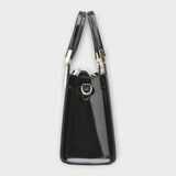 Léa | Handtasche aus glänzendem Krokoleder