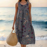 Sarita™ – Vintage Floral Midikleid