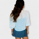 Olivia - Bluse mit offenem Dekolleté
