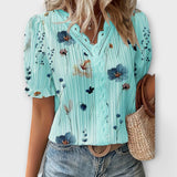 Emily - Trendige Bluse mit V-Ausschnitt