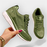 Anatomische Sneakers mit Reißverschluss