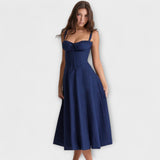 Zipporas - Enganliegendes Kleid mit modernem Frühlingsblumenmuster