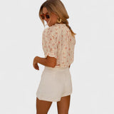 Barbora - Bluse Fleurie