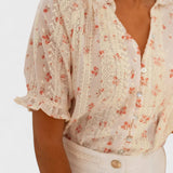Barbora - Bluse Fleurie