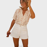 Barbora - Bluse Fleurie