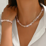 Aurora™ | Handgefertigtes Halsketten- und Armband-Set