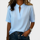 Lea | Leichte Bluse mit V-Ausschnitt