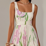 Mary™ - Elegantes Plissee-Maxikleid