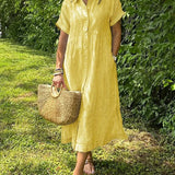Cassie - Elegantes gestreiftes Kleid