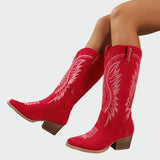 Gestickte Westernstiefel für Frauen