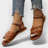 Handgefertigte Sandalen mit verstellbaren Riemen