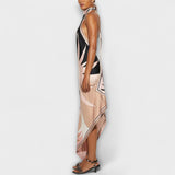 Ivy - Einzigartiges Satin-Kleid mit Trägern
