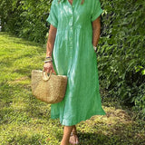 Cassie - Elegantes gestreiftes Kleid