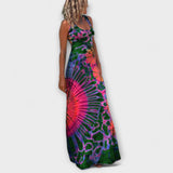 Ronja - La Bamba Bedrucktes Tie-Dye Maxi Kleid