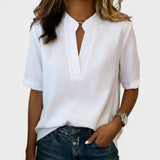 Lea | Leichte Bluse mit V-Ausschnitt