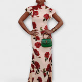 Blanka - Maxi-Kleid mit floralem Muster