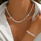 Aurora™ | Handgefertigtes Halsketten- und Armband-Set