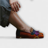 Fallon™ | Braune Loafer mit Leopardenmuster
