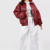 Clara | Damen Oversized-Bomberjacke